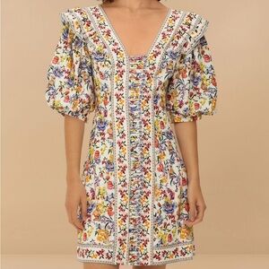 Farm Rio Dress Off-White Greek Garden
LENZING™ ECOVEROT™
Euroflax™ Mini Dress